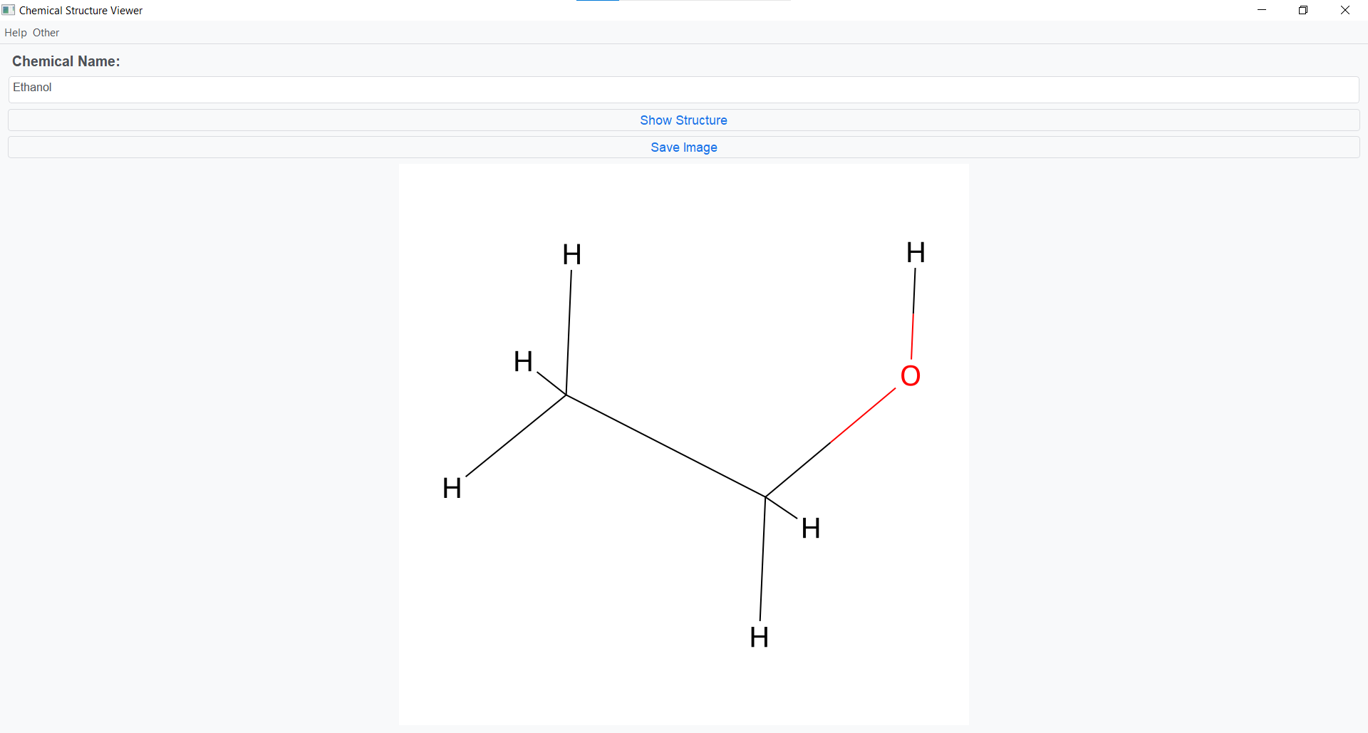 Chemical Structure Viewer screenshot 1