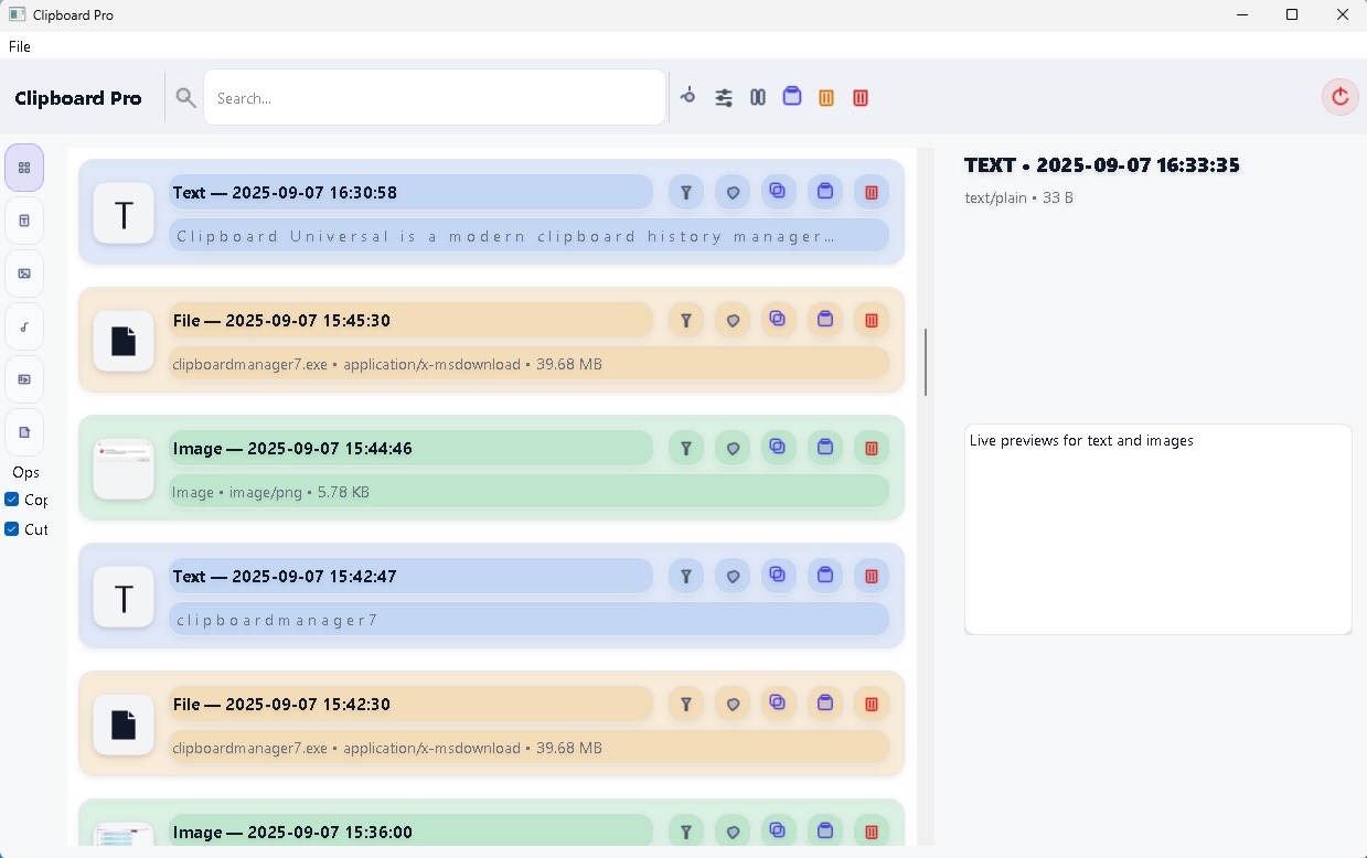 Show Clipboard