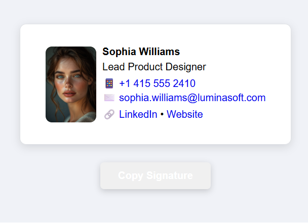 Email Signature
