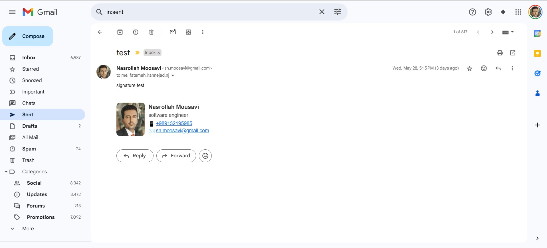 Email Signature