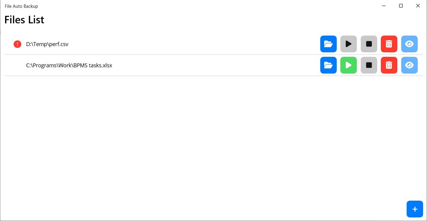 FILE Auto Backup screenshot 2