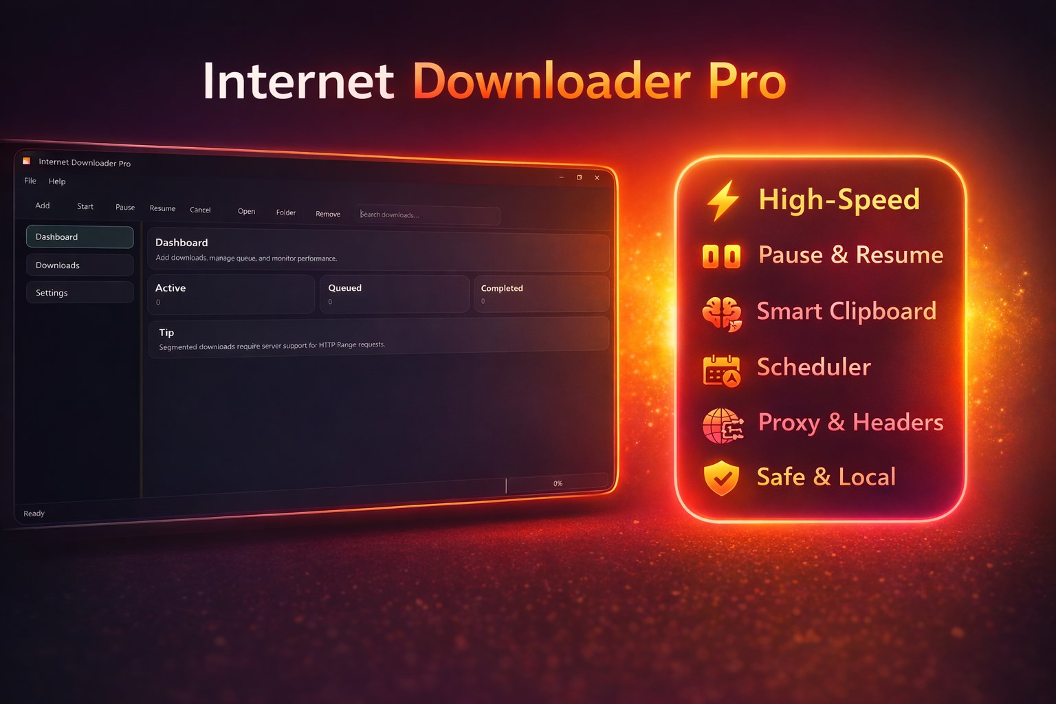 Internet downloader pro