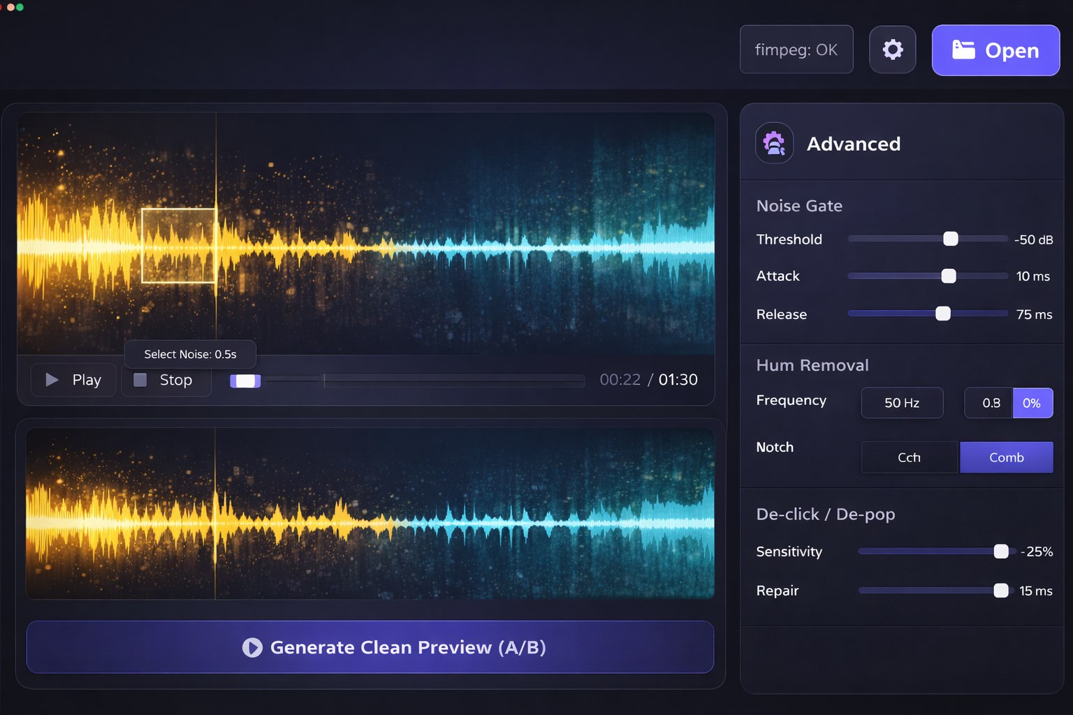 show sounds